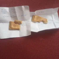 طلای اب شده ۱۰۰ هزار بالای تابلو