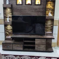 میز تلویزیون هالوژن دارMDFدست ساز|میز تلویزیون|گرگان, |دیوار