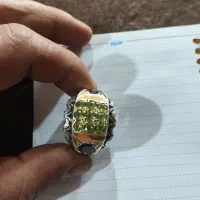 انگشتر نقره کار دست استاد بخشی