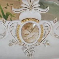 پتینه  .اجرای ورق طلا . .میکروسمنت نقاشی هنری