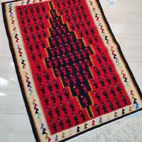 آویز پرده و گلیم سنتی دستباف|گلیم، جاجیم، گبه|کرمانشاه, |دیوار