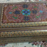 جعبه جواهرات یا قرآن ،خاتم کاری
