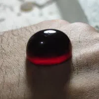 عقیق سیاه سرخ درجه یک