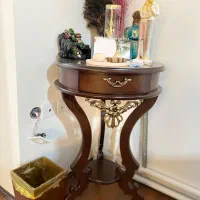 میز آینه شمعدان