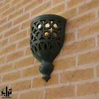 چراغ سفالی|لوستر و چراغ آویز|یزد, |دیوار