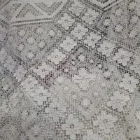 گیپور کتان رومیزی ترک ۱۲ نفره یا پرده کنار سالن