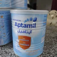 قوطی شیرخشک آپتامیل تمیز و بدون زنگ زدگی