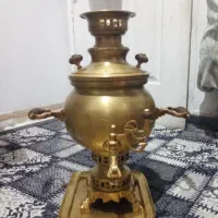 سماور روسی زغالی عتیقه کلکسیونی1939-1942