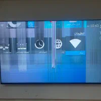 تلویزیون ۶۵اینچ مارک ایکس ویژن پنلش شکسته