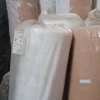 پرده سایه بان سبز آماده نصب.دوخت