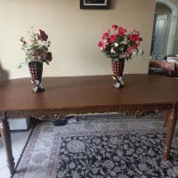 میز چوبی نهارخوری بزرگ