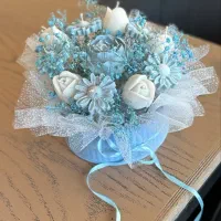 باکس گل شمع