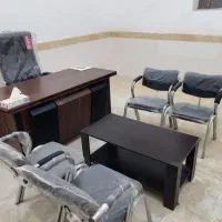 فروش فوری ست میز و صندلی و جلو میزی|دفتر کار|خرمشهر, |دیوار