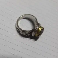 انگشتر یاقوت و رکاب نقره