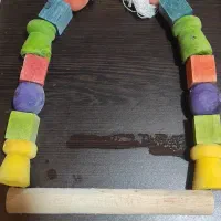 وسایل قفس پرنده(پله و اویز بازی)|لوازم جانبی حیوانات|شاهین‌شهر, شهرک ردانی پور|دیوار