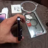 آیفون 14promax 256 zaa پلمپ همراه با آداپتور و قاب|موبایل|تهران, پونک|دیوار