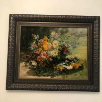 تابلو فرش چله ابریشم