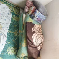 پتو وتشک بهمراه روتختی تمیز