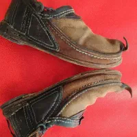 کفش قدیمی قاجاری چرمی