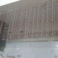 پرده آویز با چوب پرده|پرده، رانر، رومیزی|قم, علی آباد سعدگان|دیوار