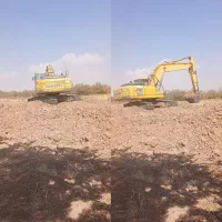 بیل میکانیکی کوماتسو ۲۲۰ آماده بکار