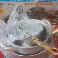 سرویس ۱۲ پارچه قابلمه استیل با کفی سه لایه المانی|ظروف پخت‌وپز|ملایر, |دیوار