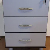 فایل ۳ کشو با پایه قوی و قفل با کشوهای ریلی