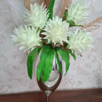 گل مصنوعی و گلدان|گل مصنوعی|سبزوار, قصبه اب یمین|دیوار