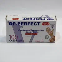دستکش لاتکس وینل op