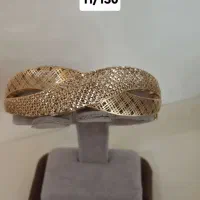 افاق دستبند طلای ۱۸ النگویی