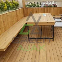 اجرای پرگولا چوبی برای روف‌گاردن، تراس و حیاط|مصالح و تجهیزات ساختمان|شاندیز, |دیوار