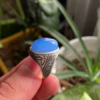 انگشتر عقیق کبود فروش فوری|جواهرات|اردبیل, |دیوار