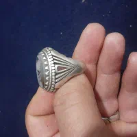 انگشتر نقره نگین شجر|جواهرات|شهر بابک, |دیوار