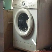 معاوضه لباسشویی اتومات سفید نو وسالم