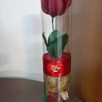 گلدان گل شیشه ای