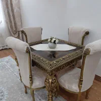 میز ناهارخوری سلطنتی همراه صندلی