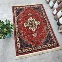 فرش ماشینی سنتی لاکی کرم