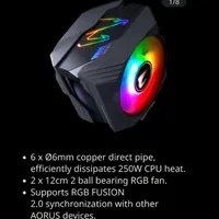 فروش کولر cpu مدل gigabyte aorus atc800 فقط اینتل|قطعات و لوازم جانبی رایانه|شاهرود, |دیوار