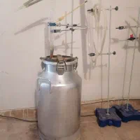 دستگاه گلاب گیری تقطیر 50 لیتری کندانسور شیشه