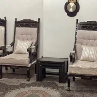 مبلمان ۹ نفره (دومیزبان ۴ تک نفره یه  سه نفره|مبلمان خانگی و میز عسلی|اندیشه, اندیشه فاز ۳|دیوار
