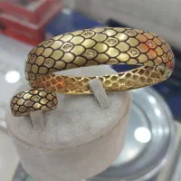 ست دستبده گوشواره(بدون دستمزد )
