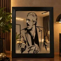طرح روی آینه چهره روی آینه