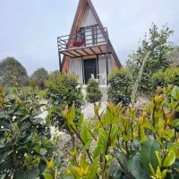 کلبه حیاط کلبه تک خوابه تراس دار حنیف