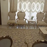 پرده حریر قابی برای پنجره سه متری بسیارتمیز وسالم.