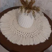 رومیزی مکرومه