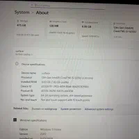 لپ تاپ سرفیس ۵ رم ۸ حافظه ۵۱۲ ssdنسل ۱۲ در حد نو|رایانه همراه|گرگان, |دیوار