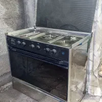 اجاق گاز فردار پنج شعله تمام استیل پیلوت