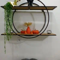 شلف دکوراتیو چوبی نو