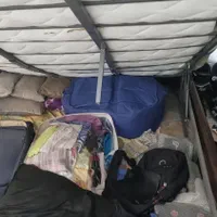 تخت خواب دونفره با تشک و دراور ۸کشو و دوعدد پاتختی|تخت و سرویس خواب|تهران, بلوار کشاورز|دیوار