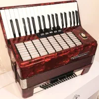 آکاردئون والت مستر آلمانی ۹۶ باس|پیانو، کیبورد، آکاردئون|مینودشت, |دیوار